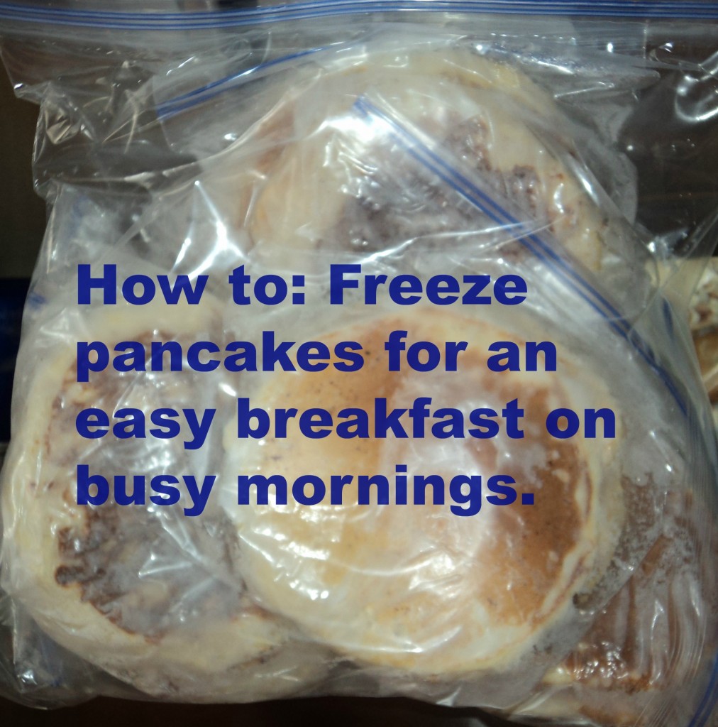 How to: Freeze Pancakes