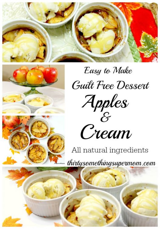 Guilt Free Desserts Apples & Cream