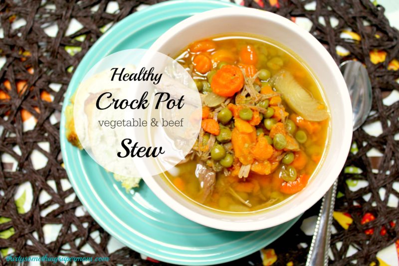 Crock Pot Vegetable & Beef Stew 