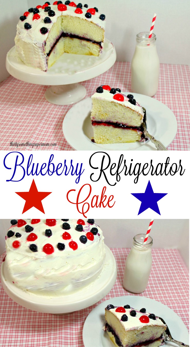 Blueberry Refrigerator Cake