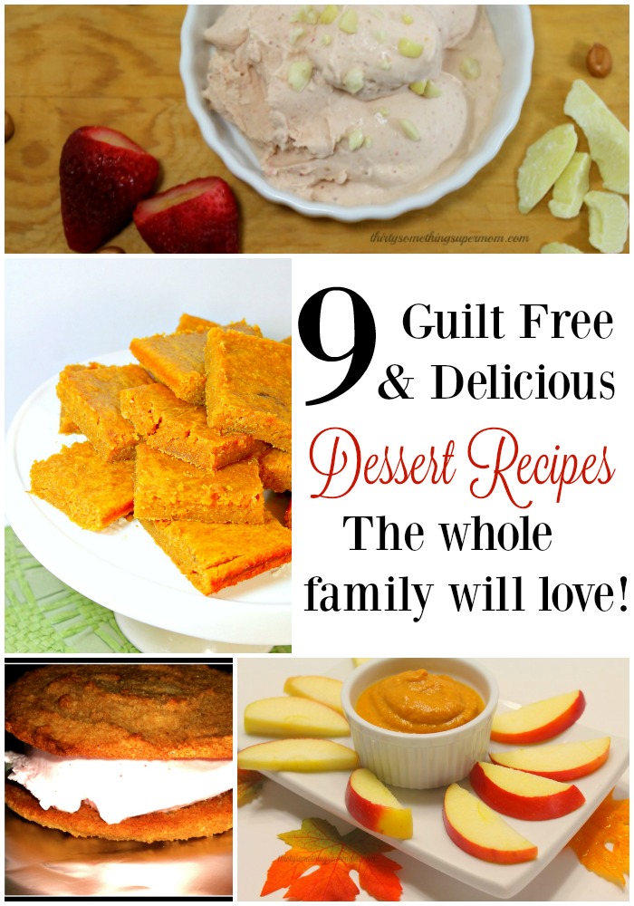 These guilt free recipes are so easy to make and the whole family loves them! No sugar, no dairy, lots of flavor! 
