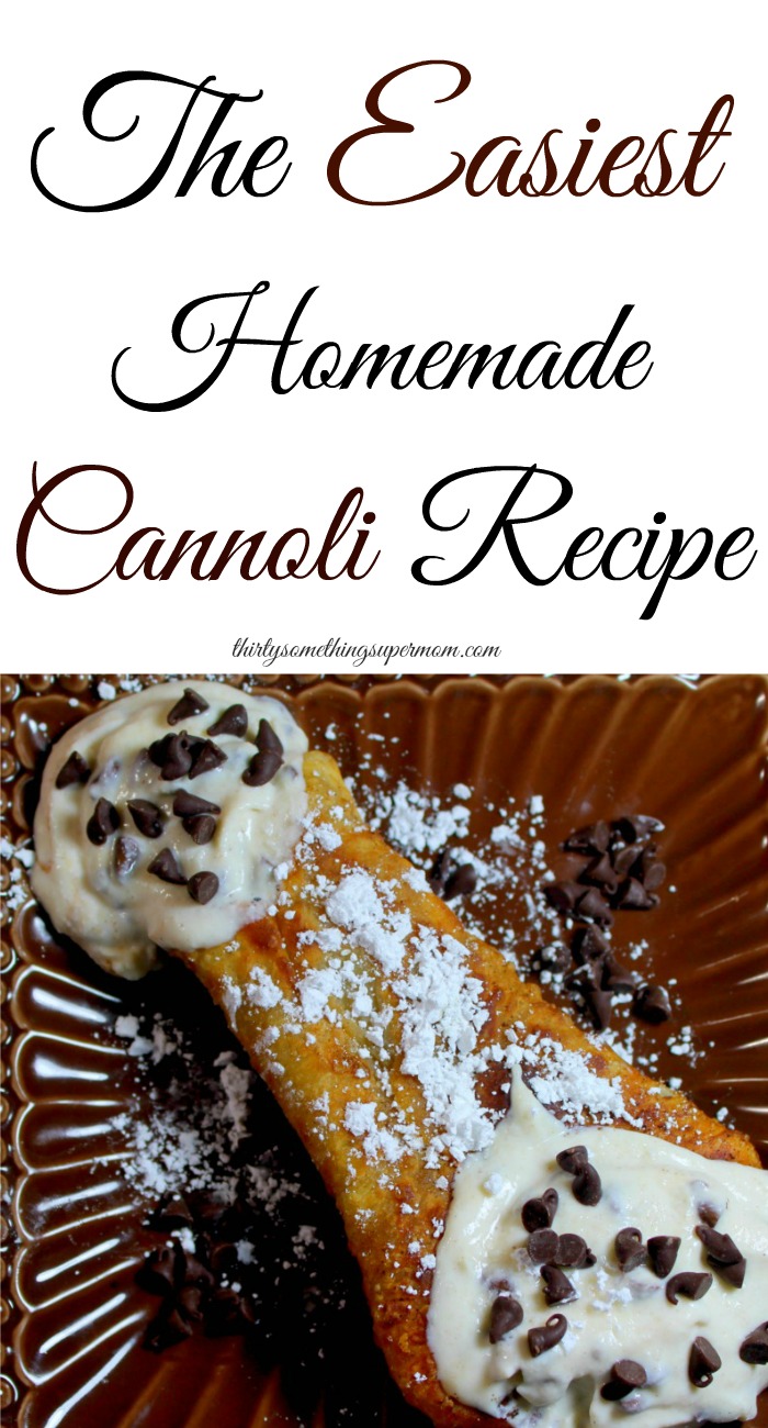 Homemade Cannoli Recipe