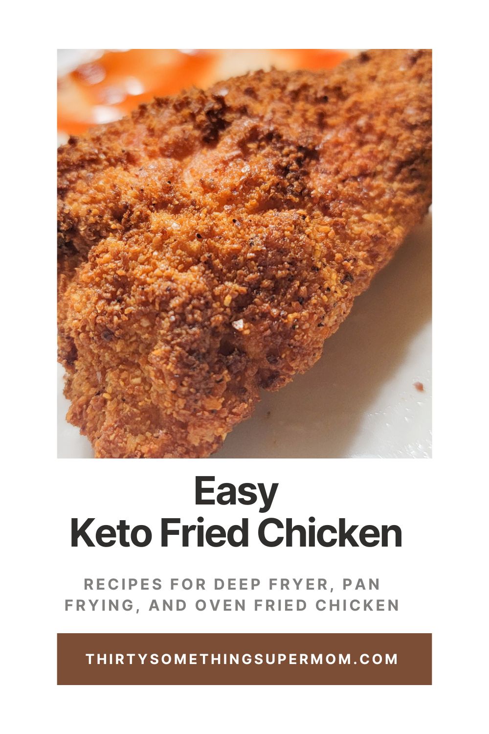 keto fried chicken. 