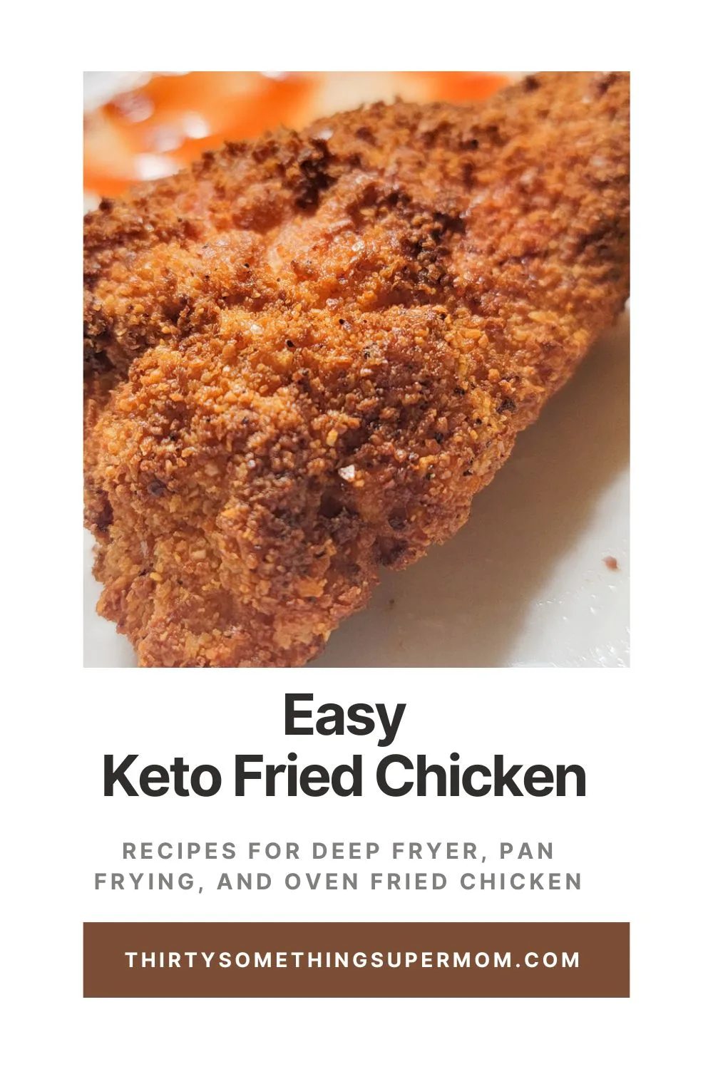 keto fried chicken.