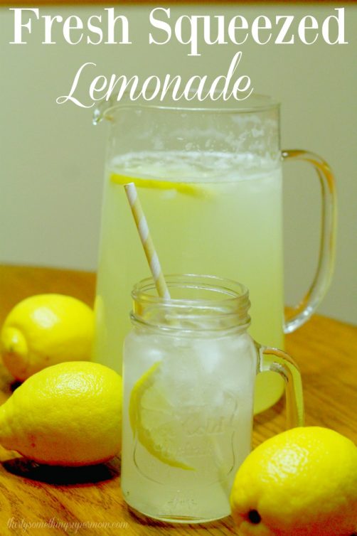 Easy Fresh Squeezed Lemonade Recipe - ThirtySomethingSuperMom