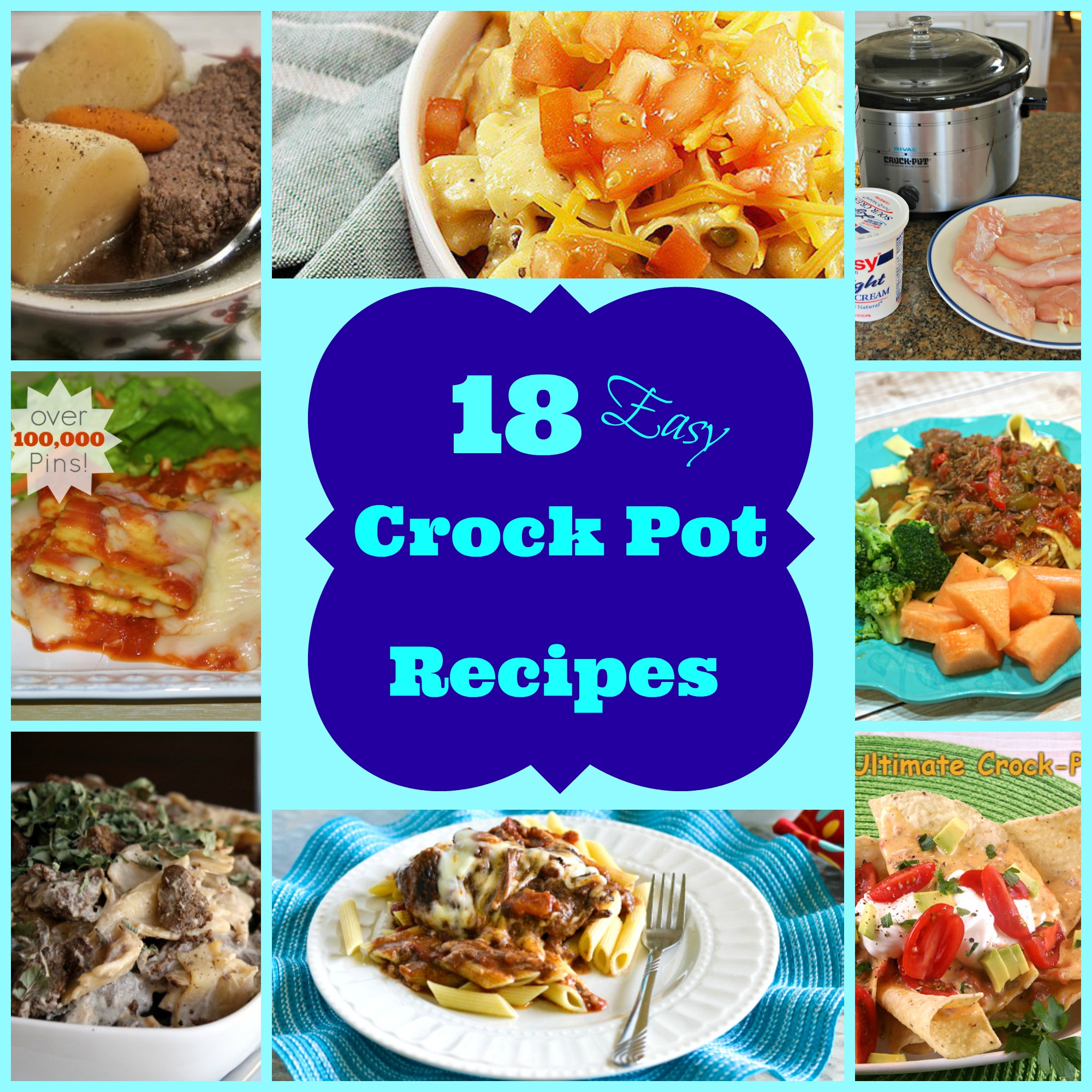 18 Easy Crock Pot Recipes - ThirtySomethingSuperMom