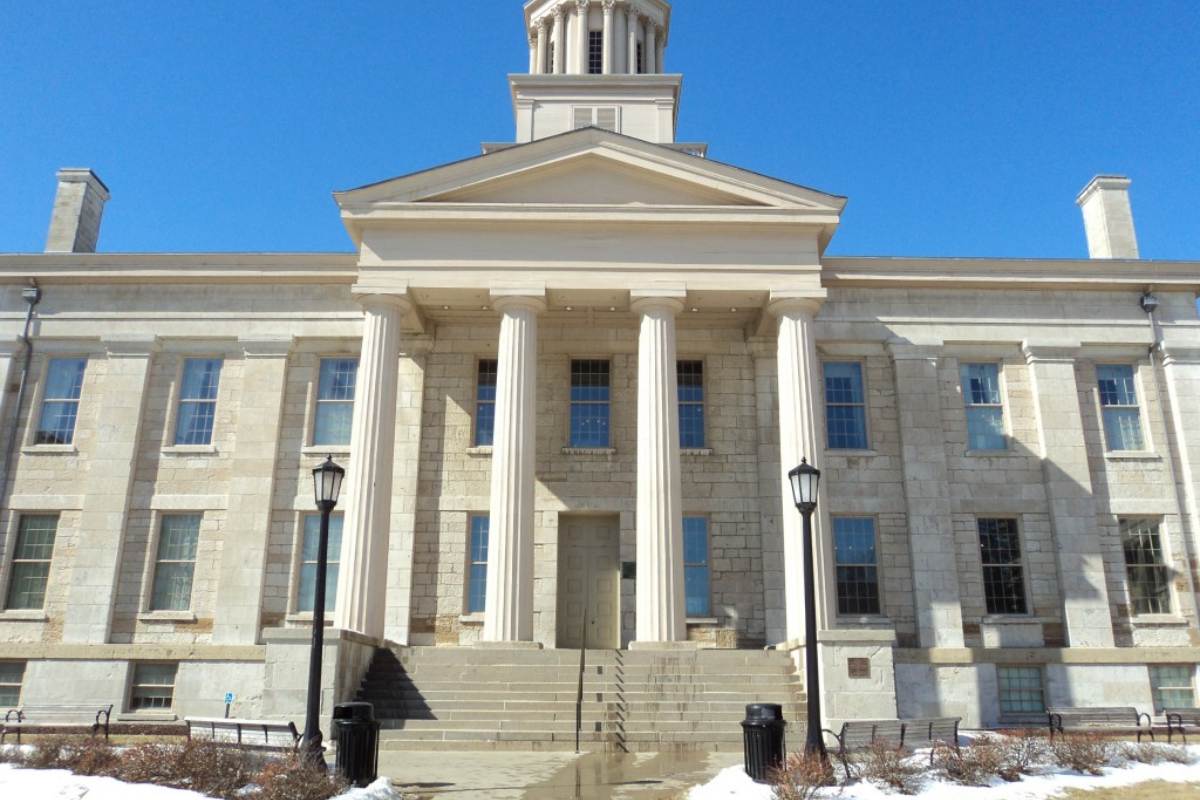 Old Capitol Building in Iowa City 