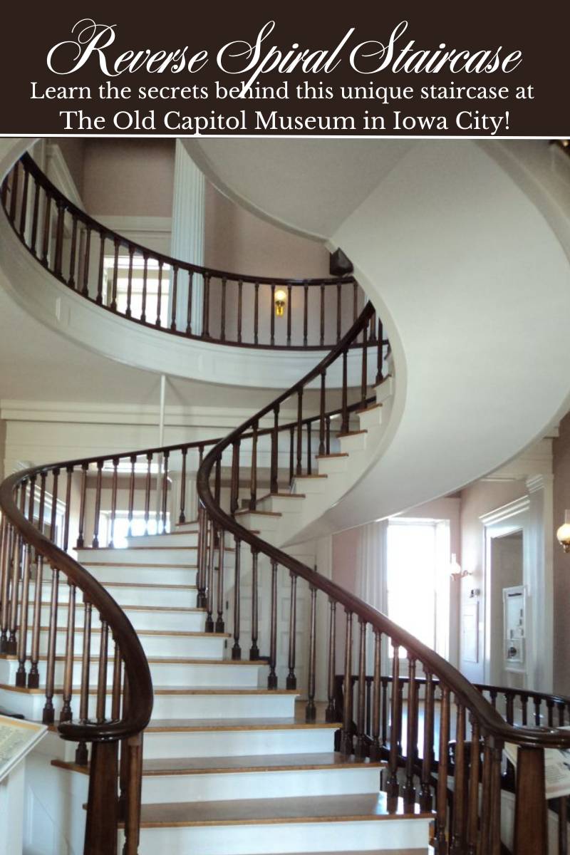 reverse spiral staircase