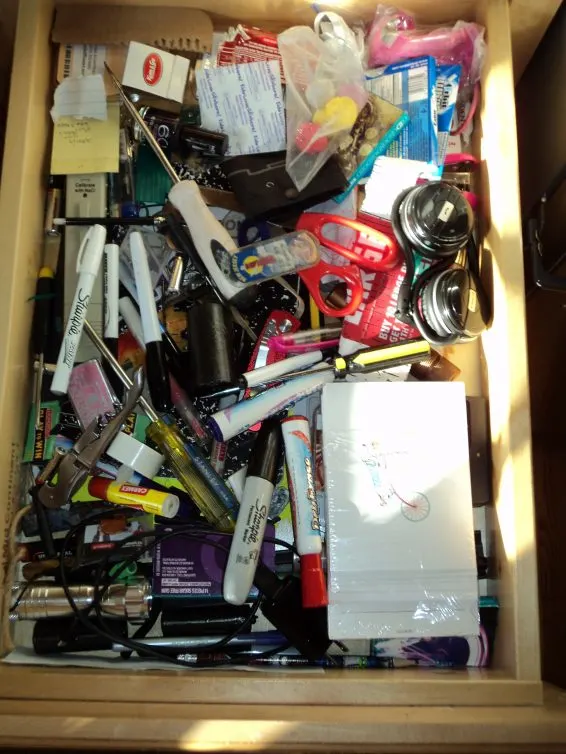 Organize your junk drawer for $1