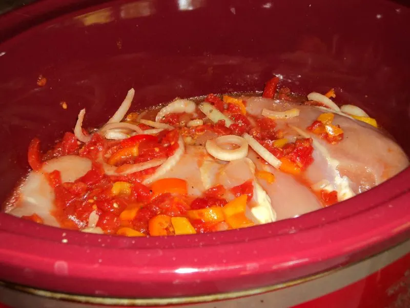 CrockPot Mexican Food Shredded Chicken