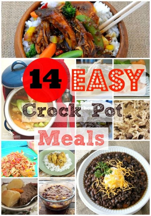 14 Easy Crock Pot Meals for the Whole Family ThirtySomethingSuperMom