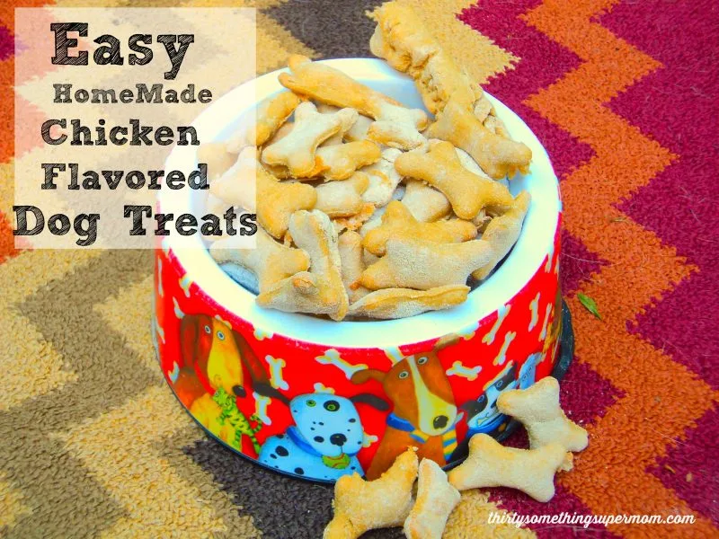 Easy Homemade Chicken Flavored Dog Treats