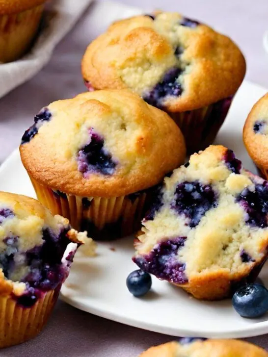 Paleo Blueberry Muffins