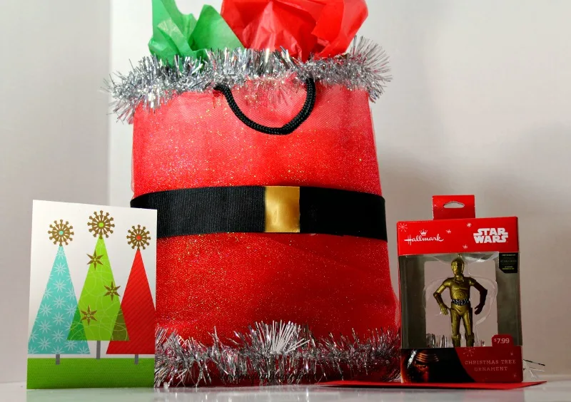 DIY Santa Gift Bag Tutorial 