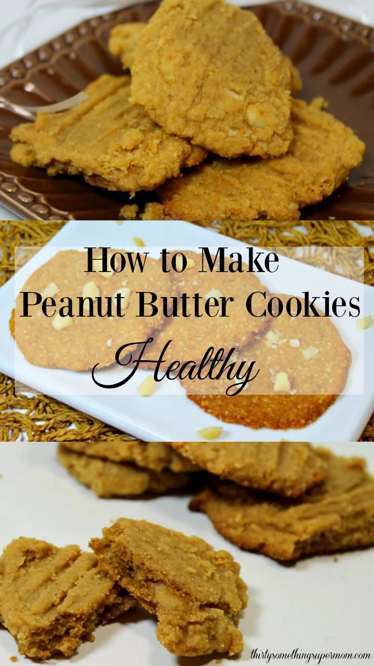 make peanut butter cookies healthy