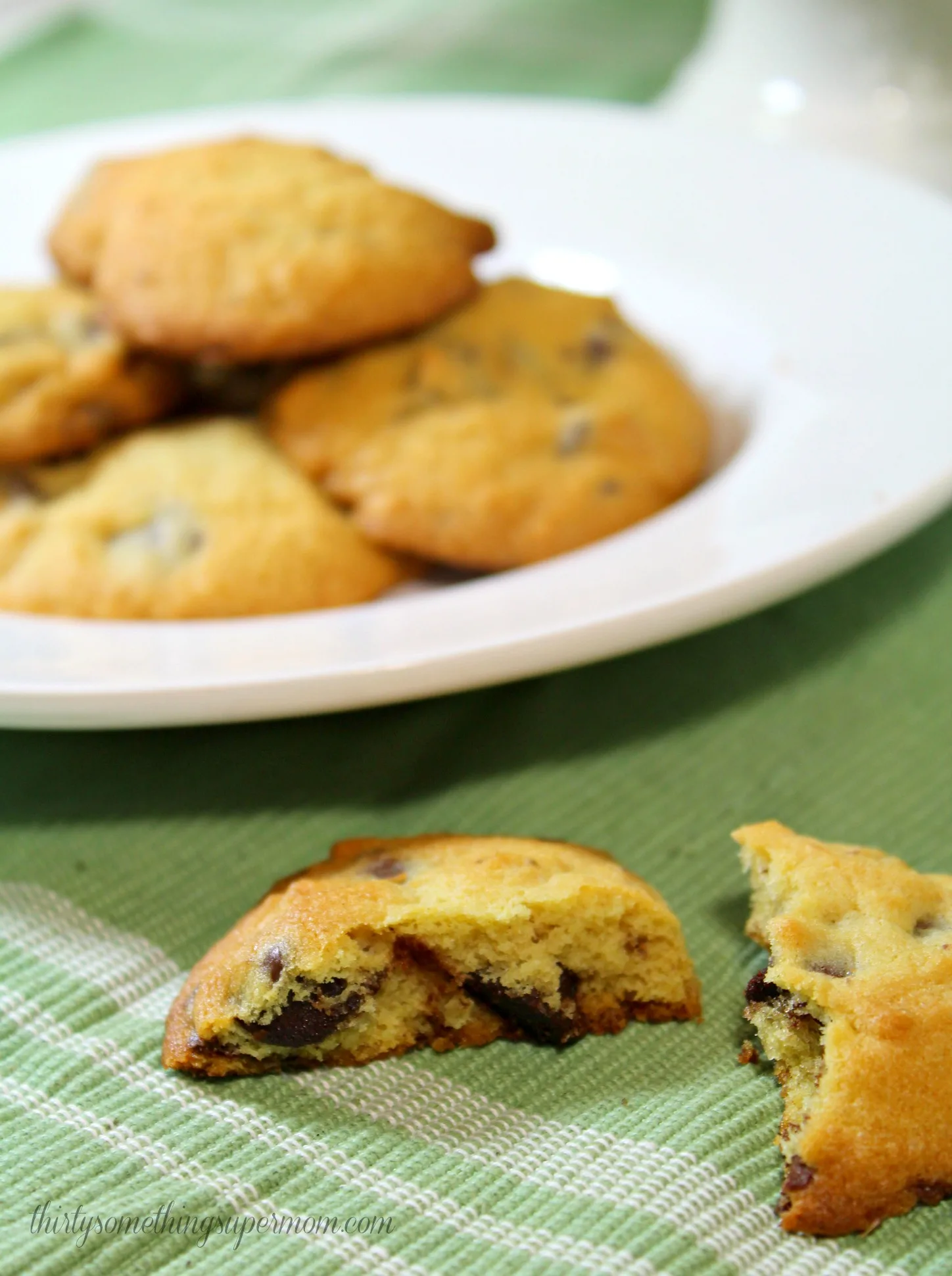 Mint Chocolate Chip Cookie Recipe ThirtySomethingSuperMom