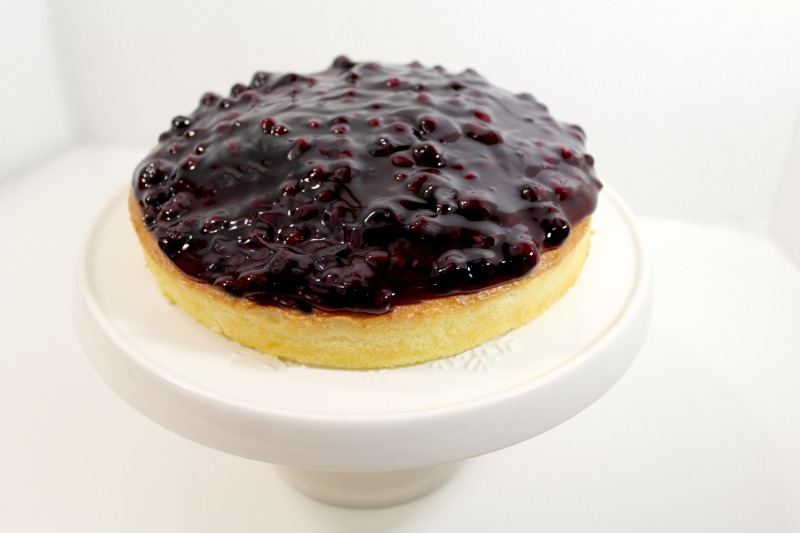 How to make blueberry filling for cake