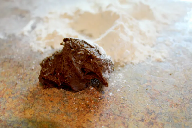 chocolate dough