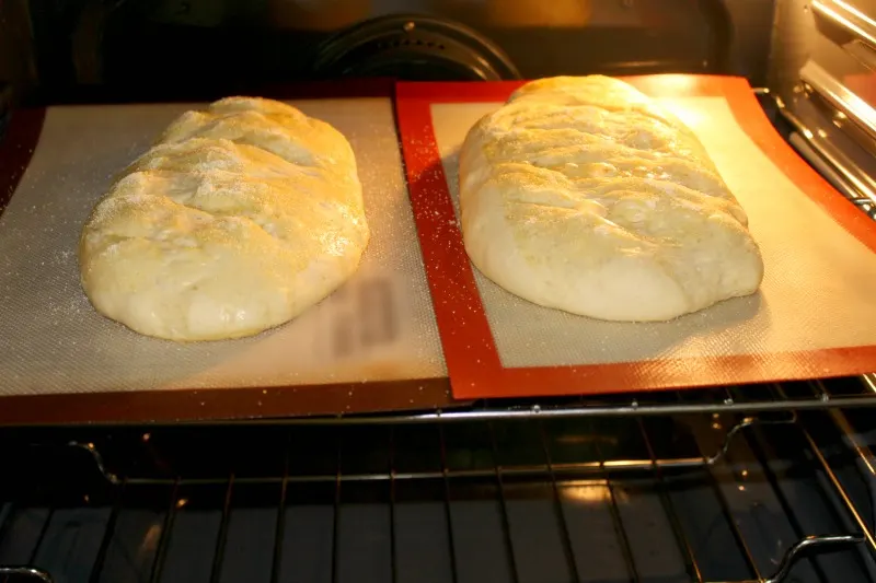 This chewy Italian Bread has the perfect texture from the crispy crust to the chewy middle.