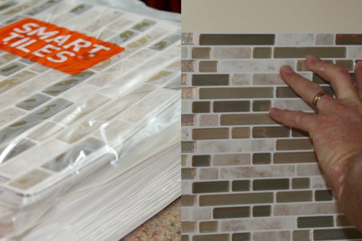smart tiles peel and stick tiles backsplash