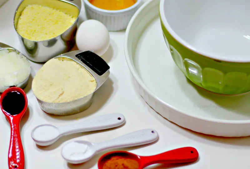 mixing bowls and ingredients 