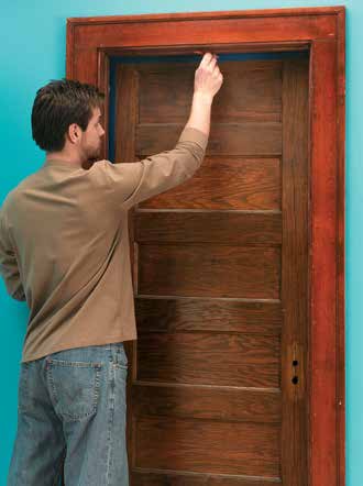 How to Hang a Reclaimed Door in an Existing Door Jamb 