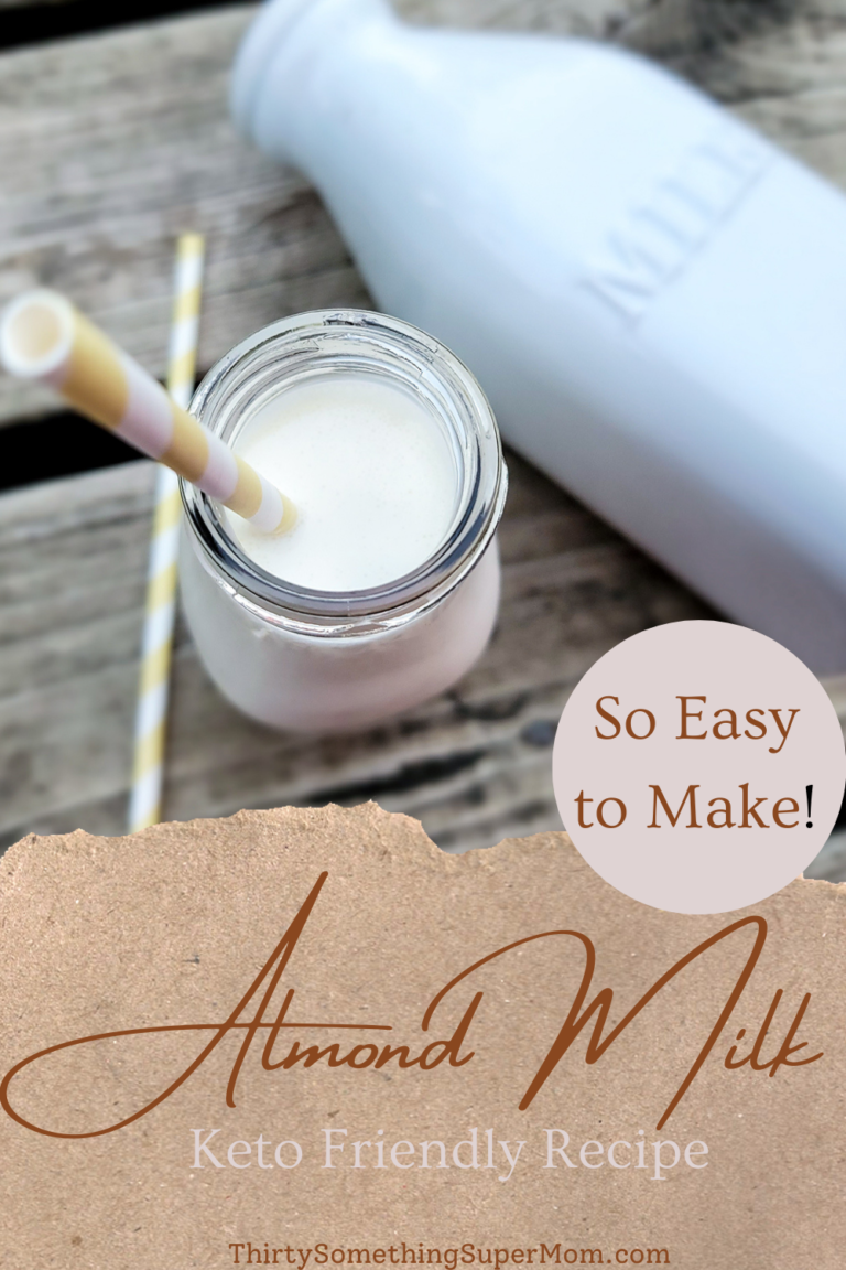 How to Make the Best Almond Milk (Keto Friendly) ThirtySomethingSuperMom