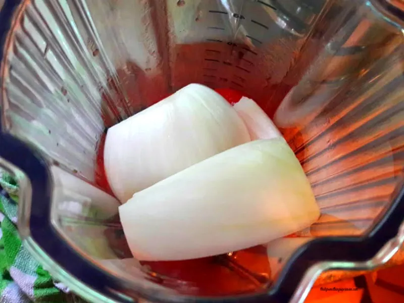 onions for a Mexican dip