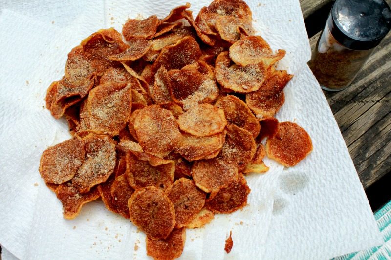 Homemade BBQ Chips