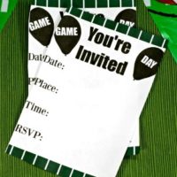 Game Day Invitations