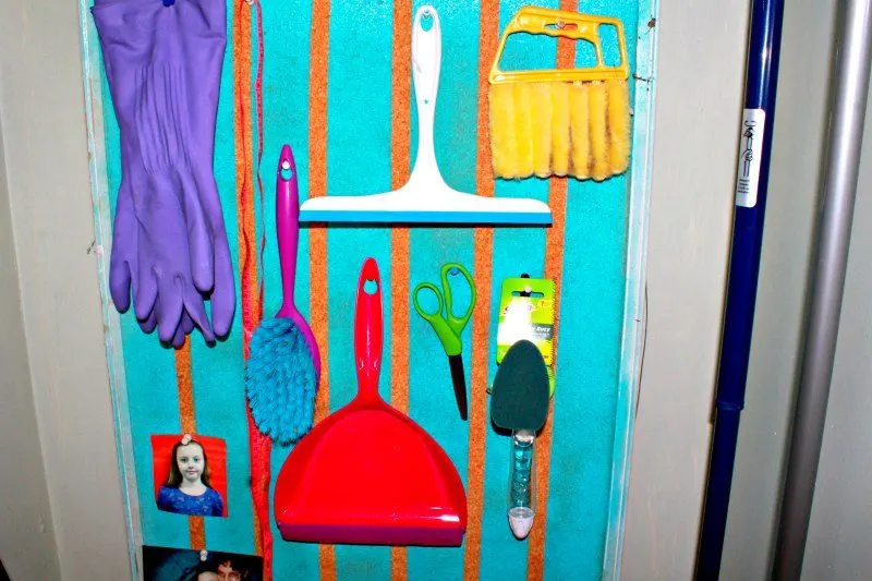 Turn a Clothes Closet into an Organized Cleaning Closet 