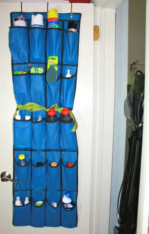 Turn a Clothes Closet into an Organized Cleaning Closet 