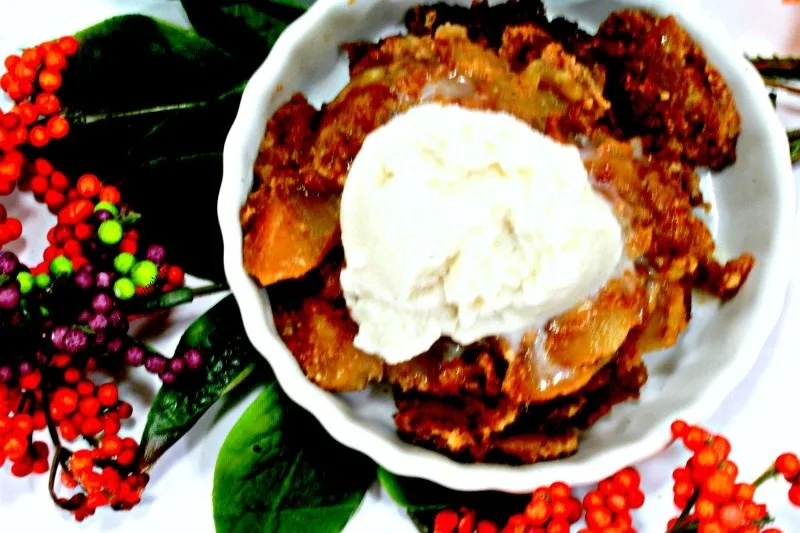 SCD CrockPot Apple Cobbler Paleo 