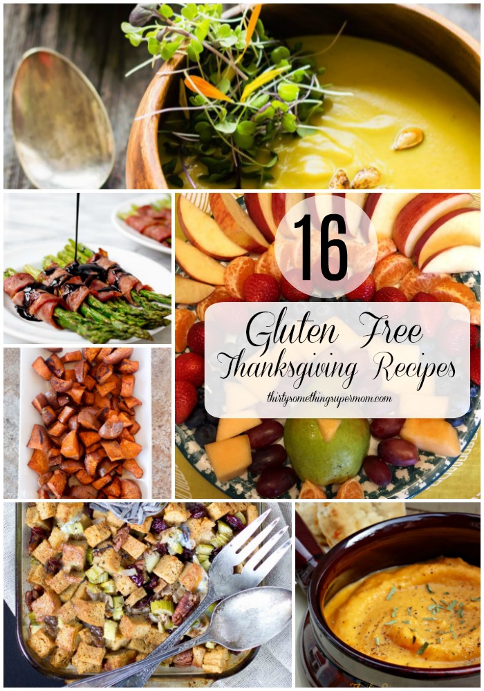 16 Gluten-free Thanksgiving recipes that your guests will love! Including gluten free side dishes and desserts for everyone to enjoy. 