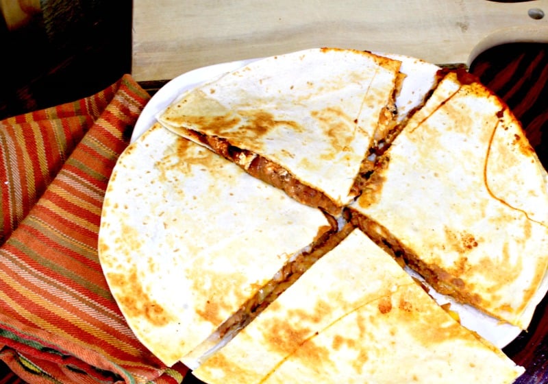 Chili Cheese Quesadilla ThirtySomethingSuperMom