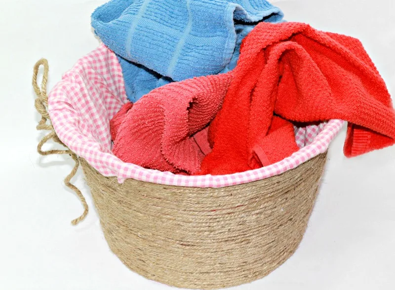 DIY Rope Laundry Basket
