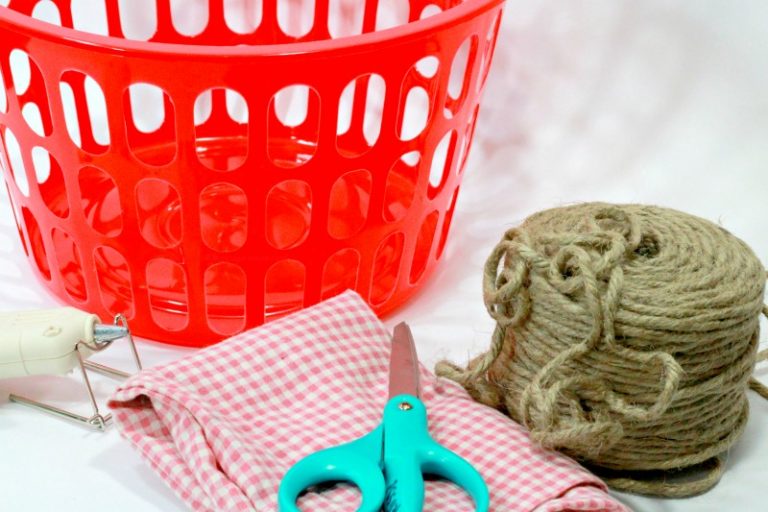 How to Make a Rope Basket (Simple DIY NoSew Baskets