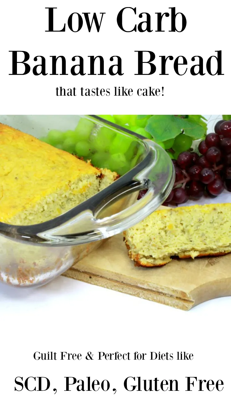 Easiest Low Carb Banana Bread Recipe - SCD