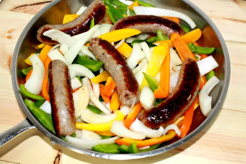 Sausage, Peppers, and Onions