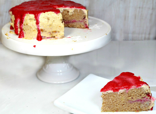 SCD Cake Banana Cake with Peanut Butter Frosting