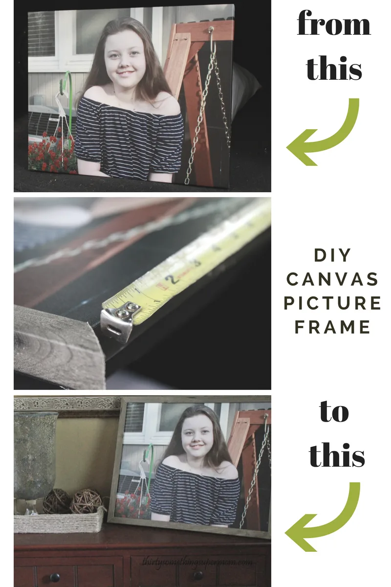 DIY canvas frame