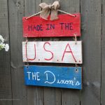 DIY Patriotic Hanging Sign
