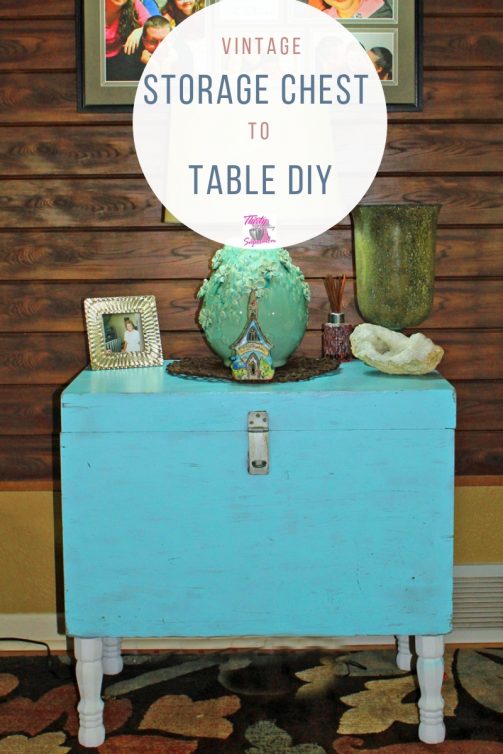 Vintage Chest to Table DIY