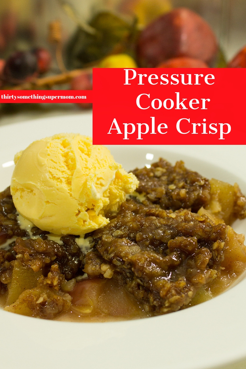 Pressure Cooker Apple Crisp