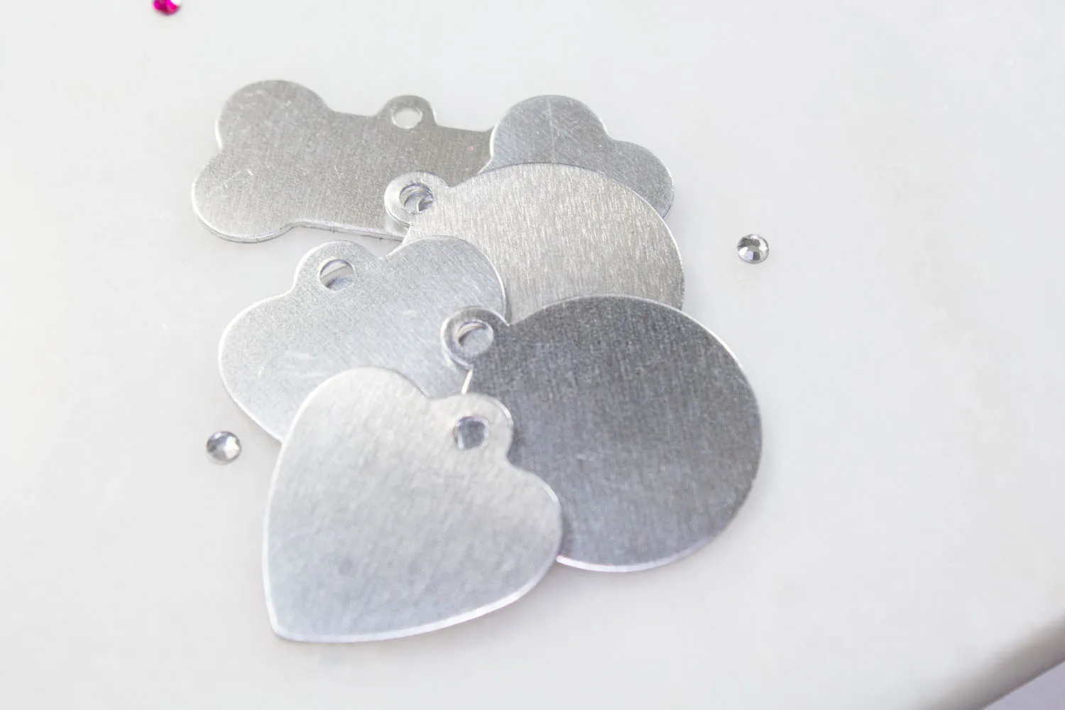 Homemade dog tags best sale