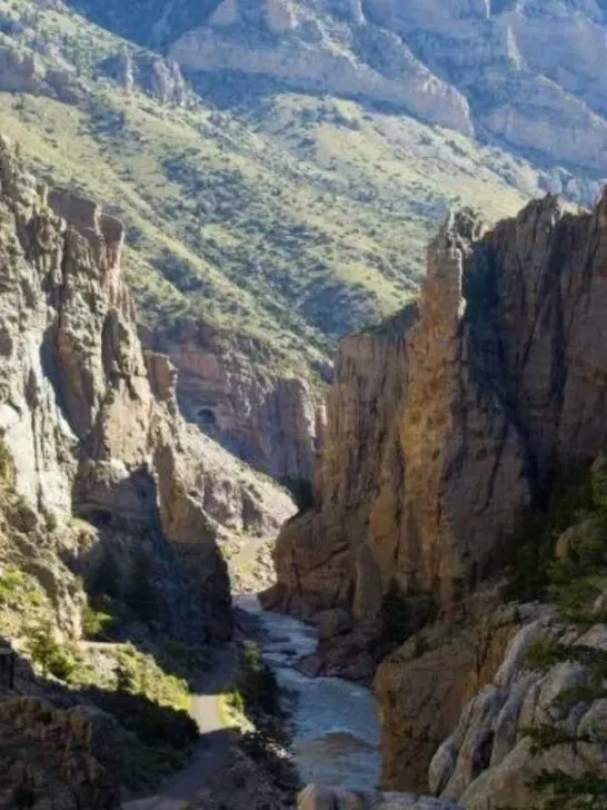 Buffalo Bill Dam in Cody Wyoming