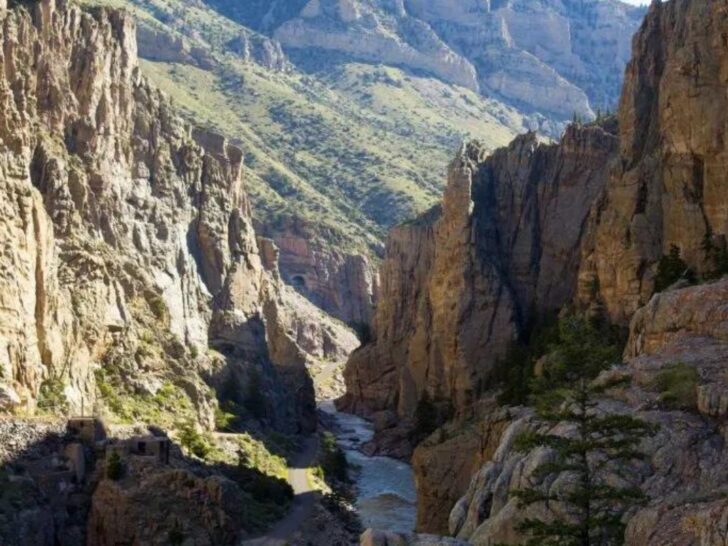 Buffalo Bill Dam in Cody Wyoming