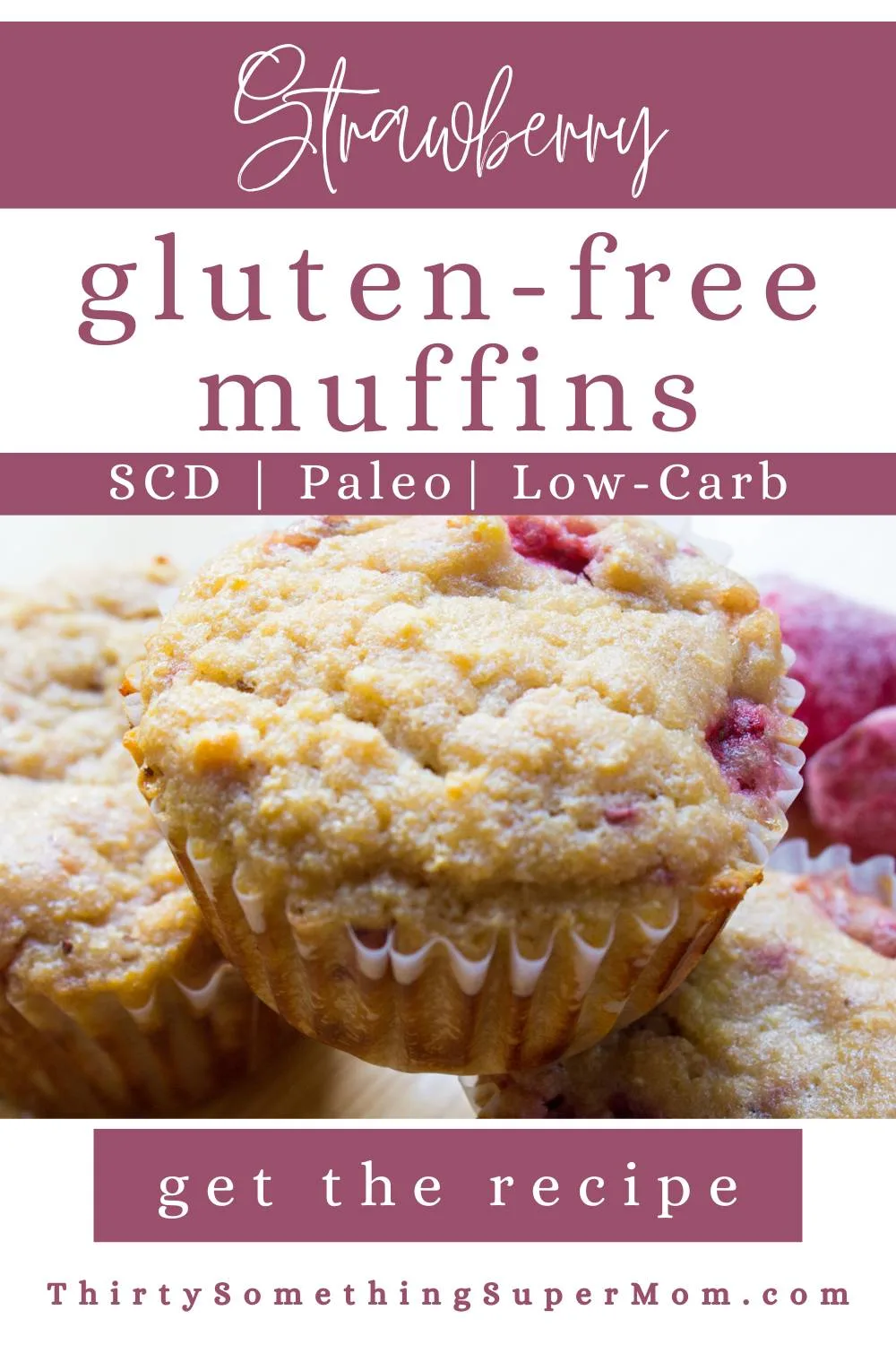 gluten free strawberry muffins