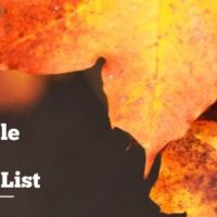 Fall Family Bucket List