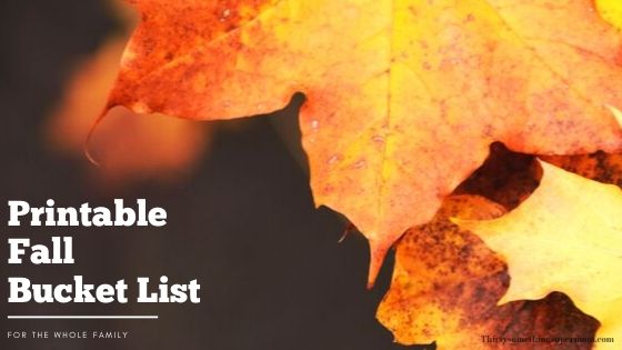 Fall Family Bucket List